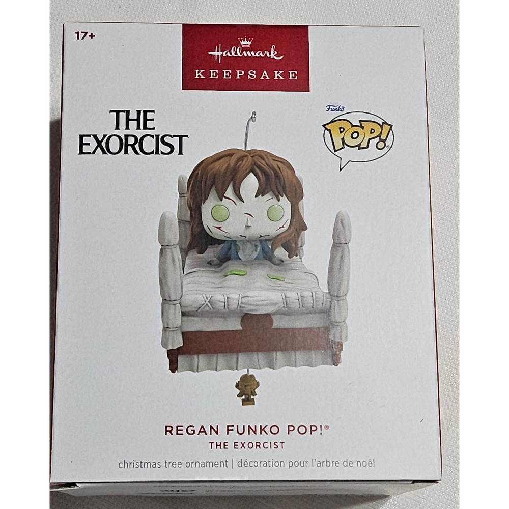 Hallmark Keepsake The Exorcist Regan Funko Pop‎ Christmas Tree Ornament 17+ New